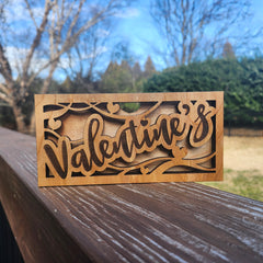 Valentine's Day Engraved Money Holder