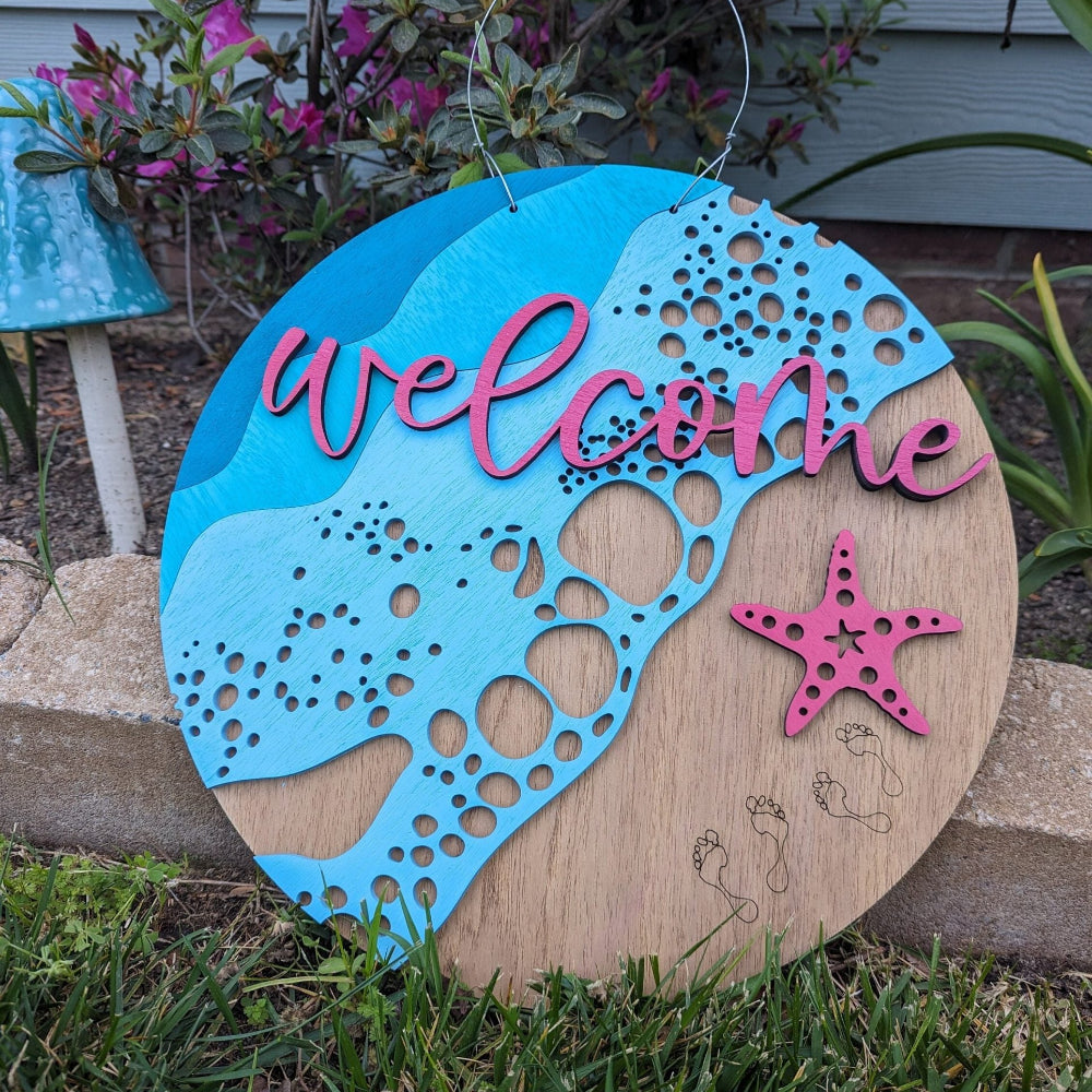 Ocean Scene Door Hanger image 0