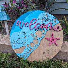 Ocean Scene Door Hanger image 0