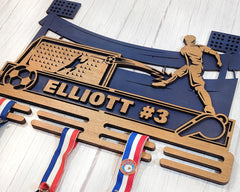 Personalized Soccer Sports Medal Holder