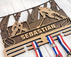 Personalized Hockey Sports Medal Holder