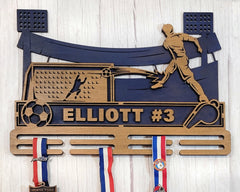 Personalized Soccer Sports Medal Holder