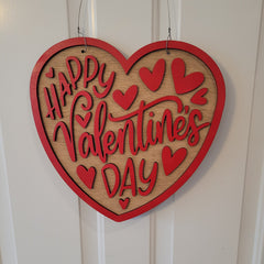 Happy Valentine's Day Door Hanger
