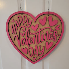 Happy Valentine's Day Door Hanger