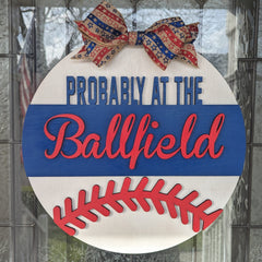 Baseball Door Hanger