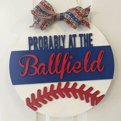 Baseball Door Hanger