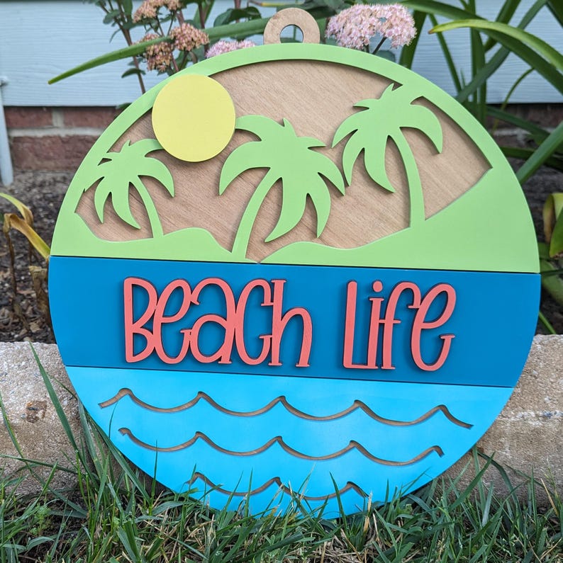 Beach Life Door Hanger