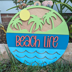 Beach Life Door Hanger