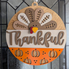 Thanksgiving Turkey Door Hanger