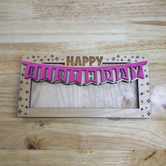 Personalized Birthday Money Holder | Cash Gift Holder
