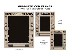 Personalized Graduate Icon Picture Frames | Graduate Gifts