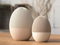 Japandi-Inspired 3D Printed Easter Egg – Modern Easter Egg- Hide Candy
