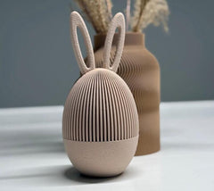 Japandi-Inspired 3D Printed Bunny with Ears – Modern Easter Bunny