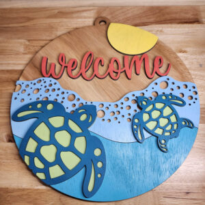 Turtle Beach Welcome Door Hanger