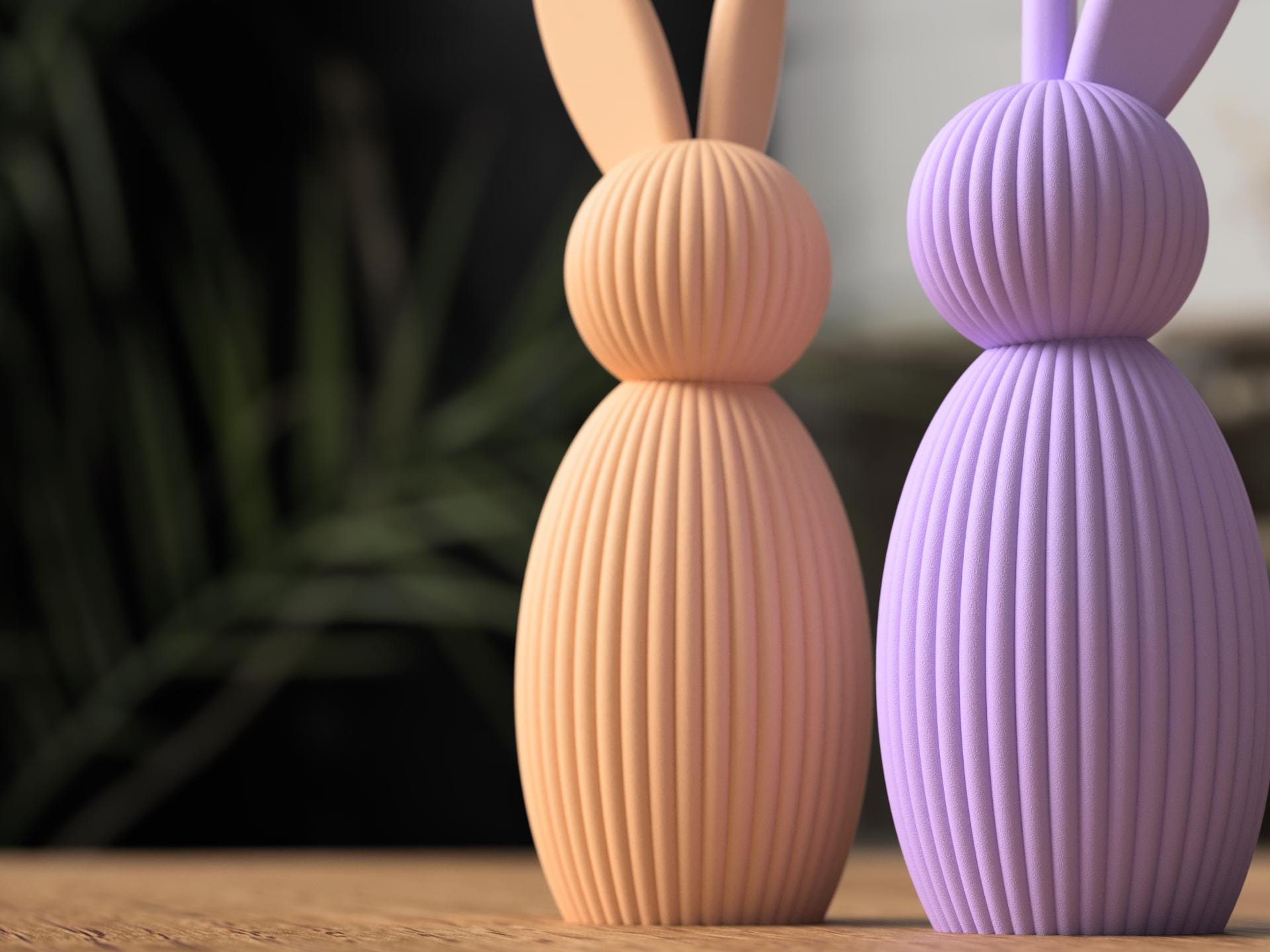 3D Printed Easter Bunny w/ Bushy Tail - Image 2