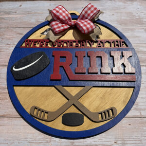 Probably At The Hockey Rink Door Hanger