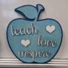 Teach Love Inspire Apple Gift  | Teacher Presents | Custom Educator Gifts